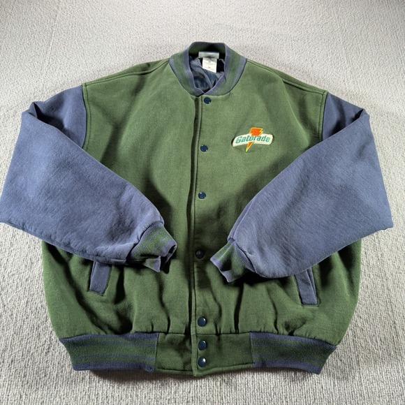 Vintage Gatorade Varsity Letterman Rare Jacket Fincorp XL Gym Sports - Picture 2 of 9